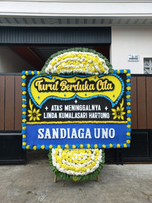 Papan Bunga Duka di Mangunharjo