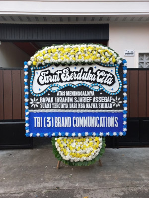 Papan Bunga Duka di Mangunharjo